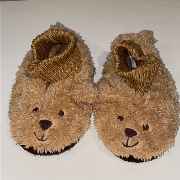 baby gap bear slippers